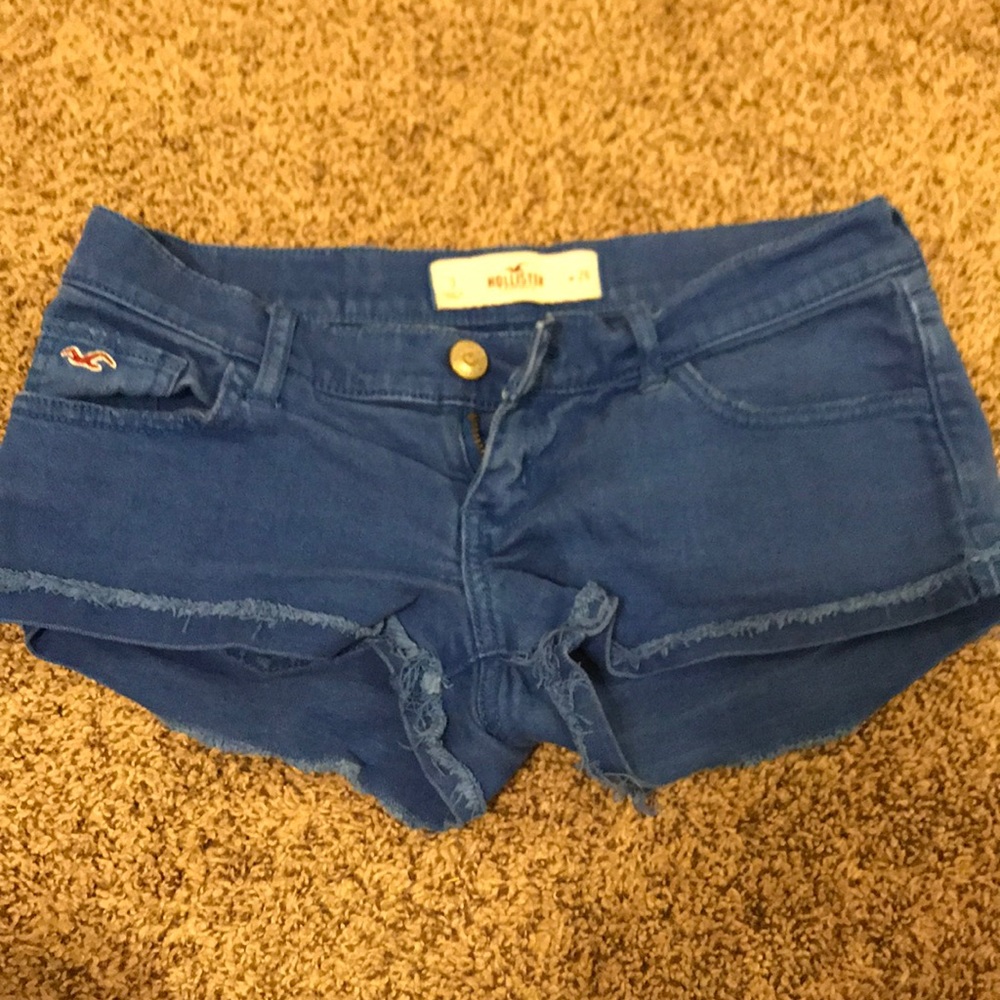Blue jean shorts